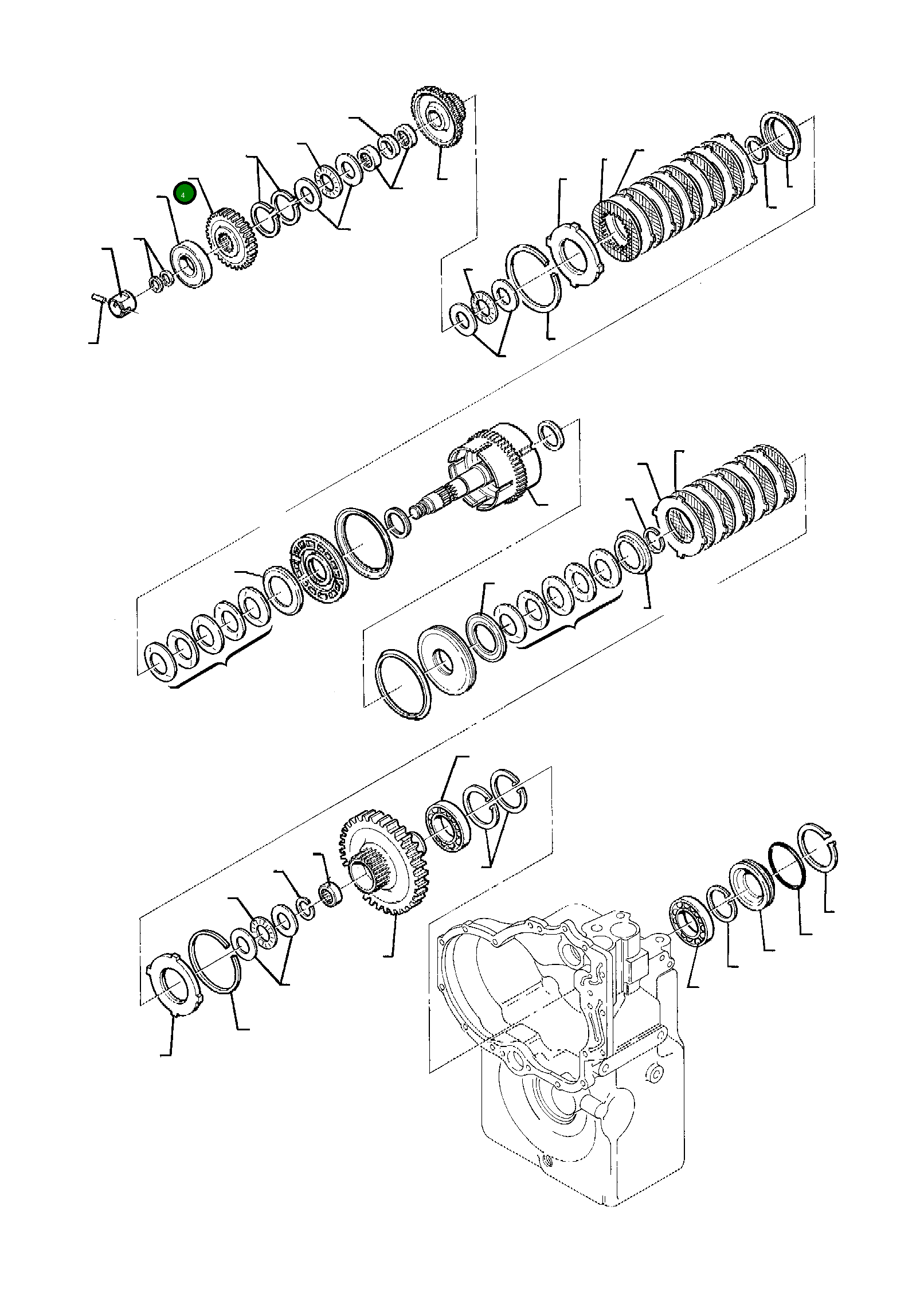 Подшипник CK4201527 Komatsu