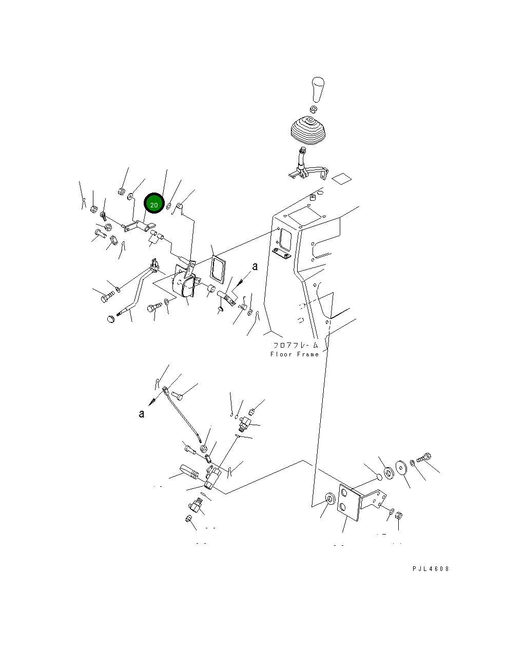 Рычаг 17A-43-15111 Komatsu
