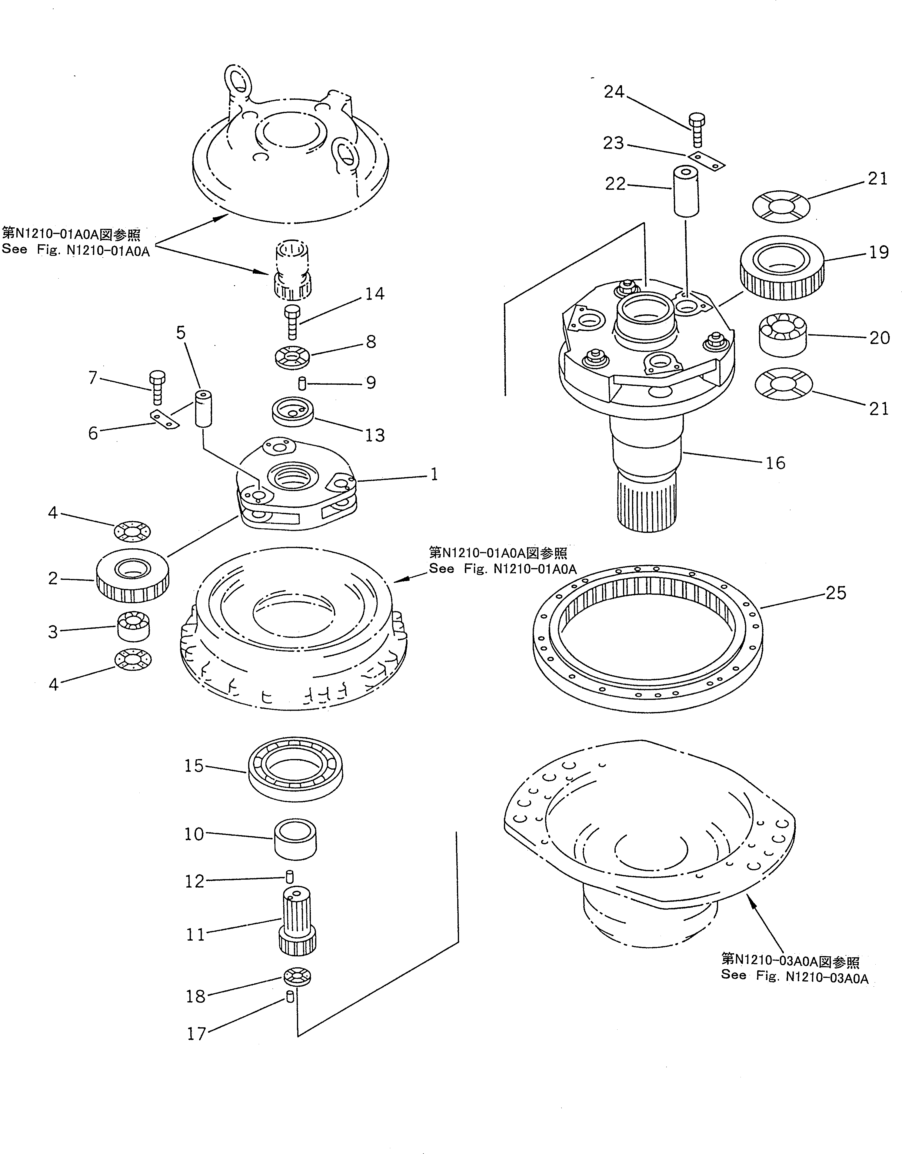 Подшипник 06043-00232 Komatsu