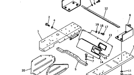 Крышка 125-B62-3850 Komatsu