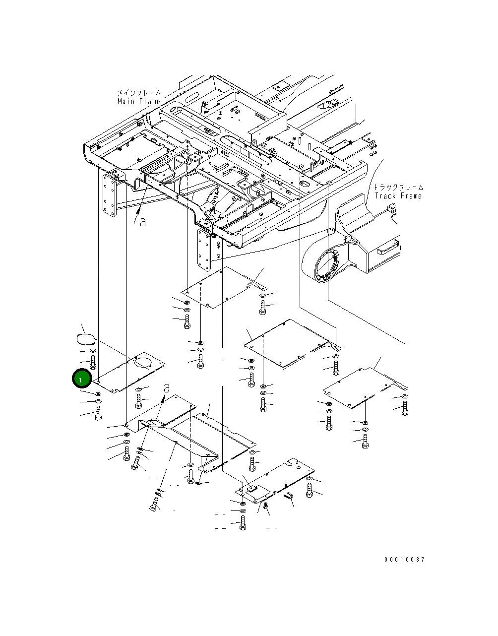 Крышка 8240-54-1391 Komatsu