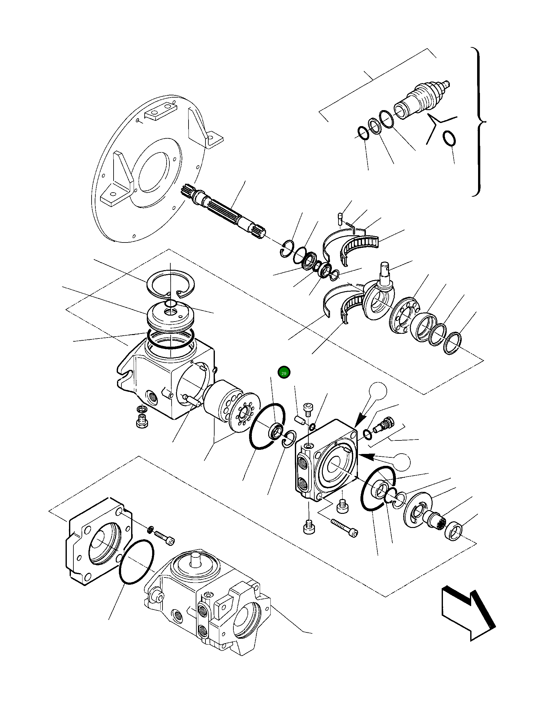 Подшипник 840225096  Komatsu