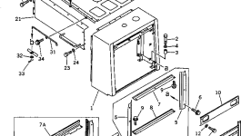 Крышка 425-54-11262  Komatsu