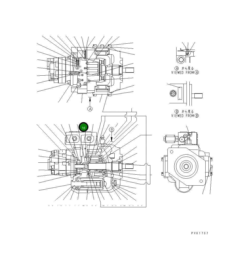 Подшипник YM172425-73160 Komatsu