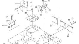 Крышка 195-54-25610 Komatsu