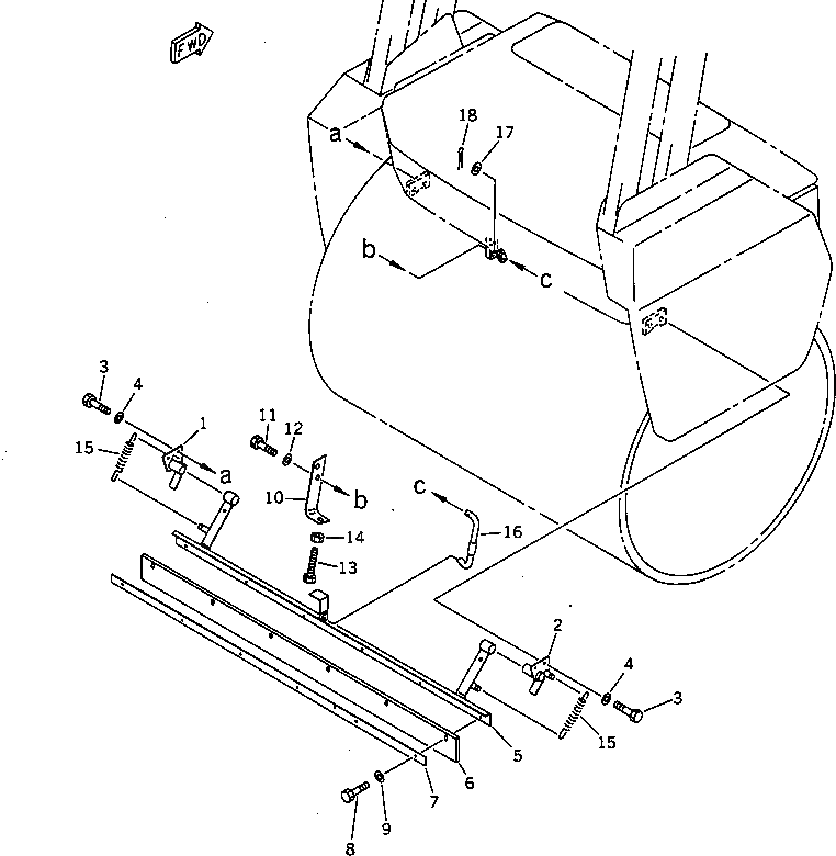 Рычаг 278-70-13120 Komatsu