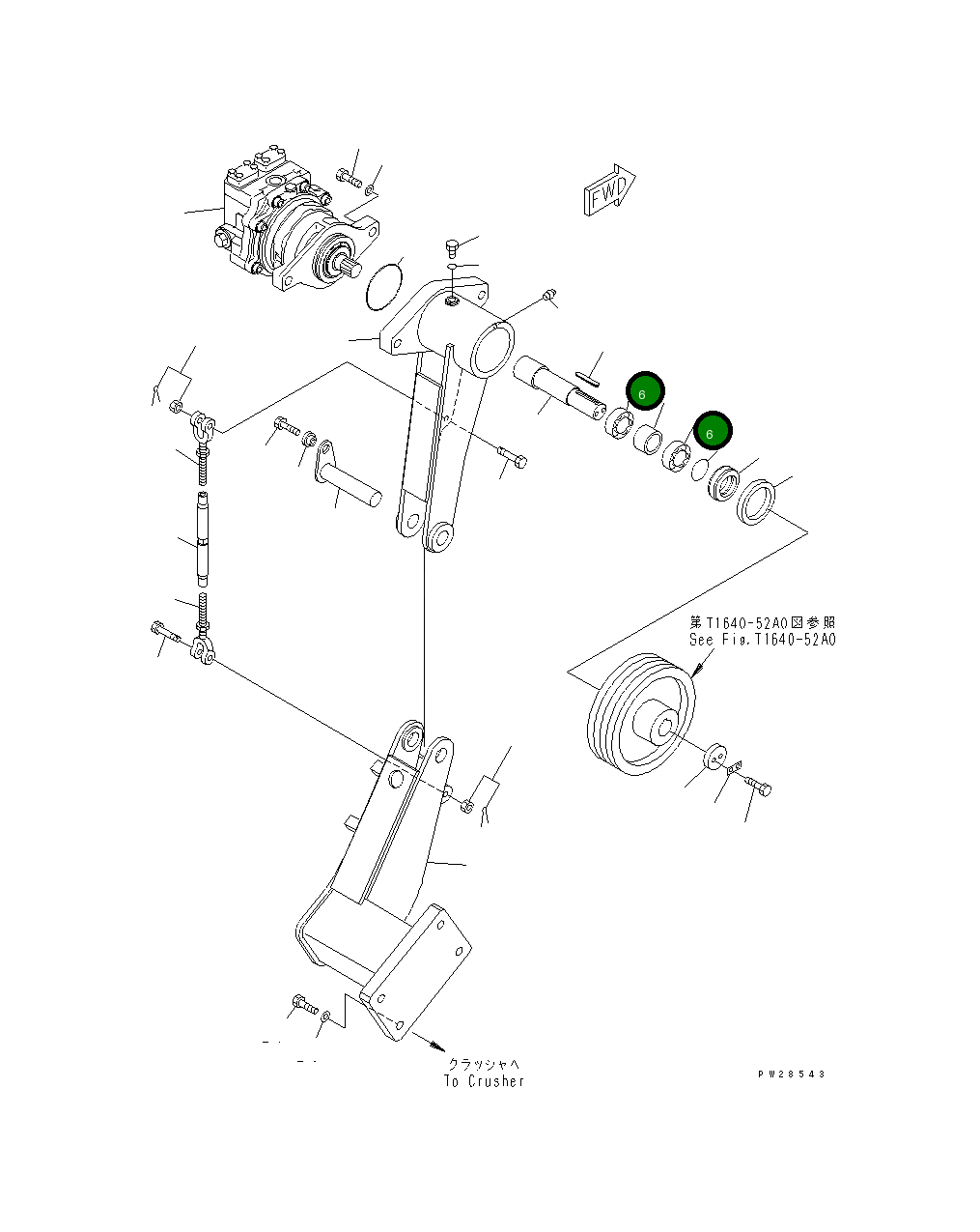 Подшипник 06003-00309 Komatsu