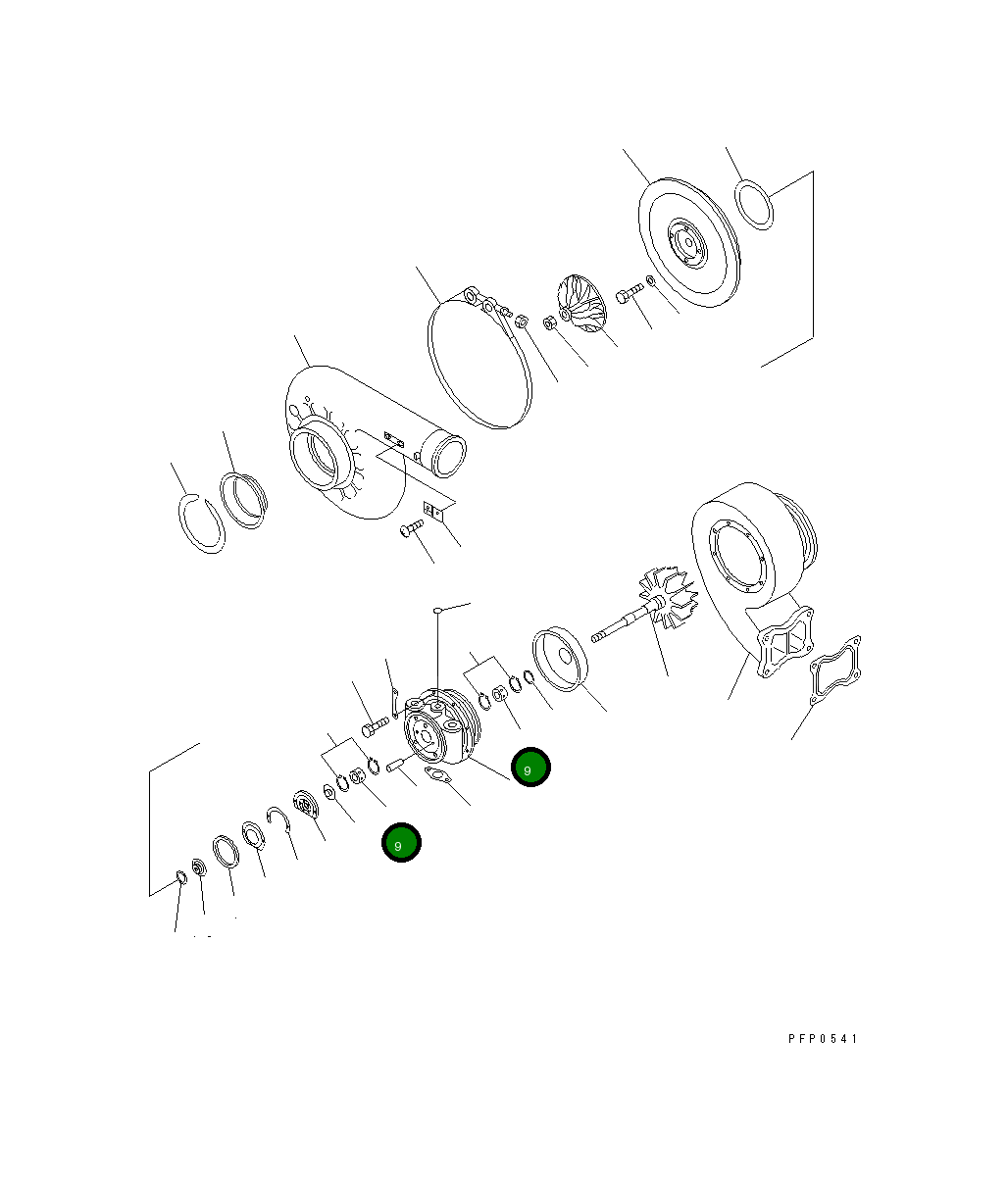 Подшипник CU3519627 Komatsu