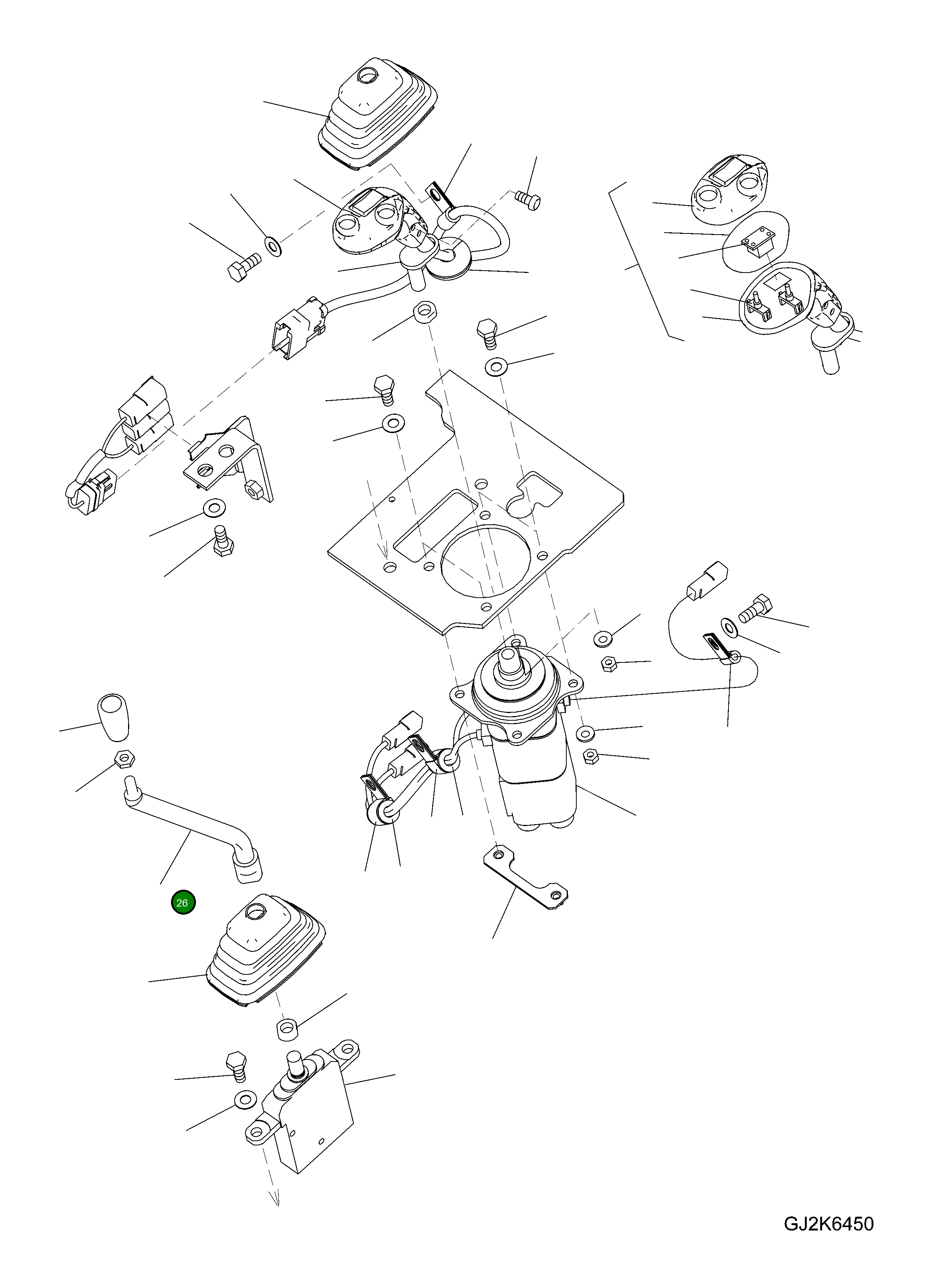 Рычаг 423-V91-4360 Komatsu