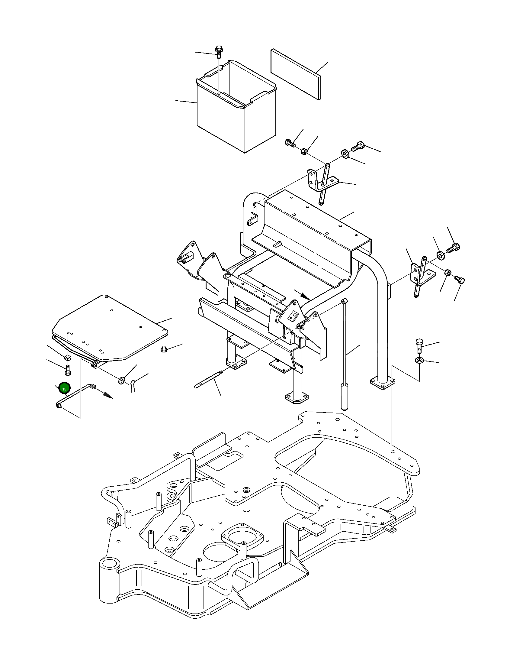Рычаг 3F0550058 Komatsu