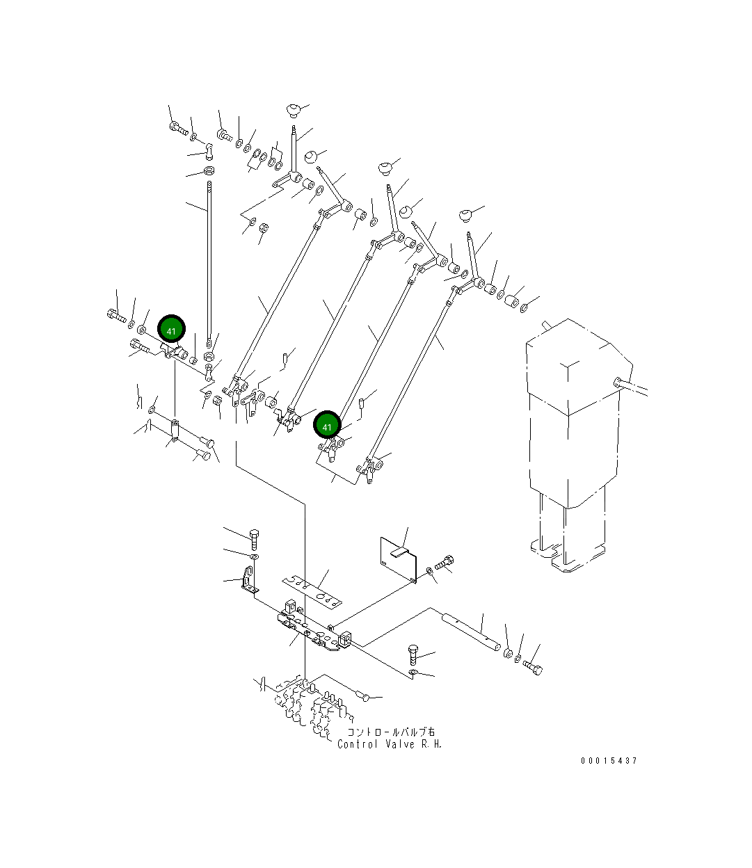 Рычаг 23F-43-11191 Komatsu