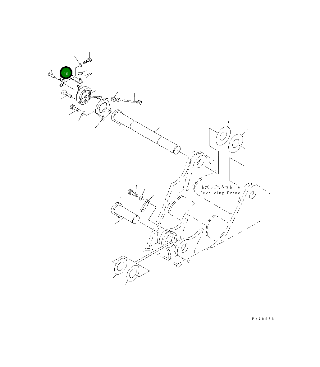 Рычаг 21W-70-21522 Komatsu