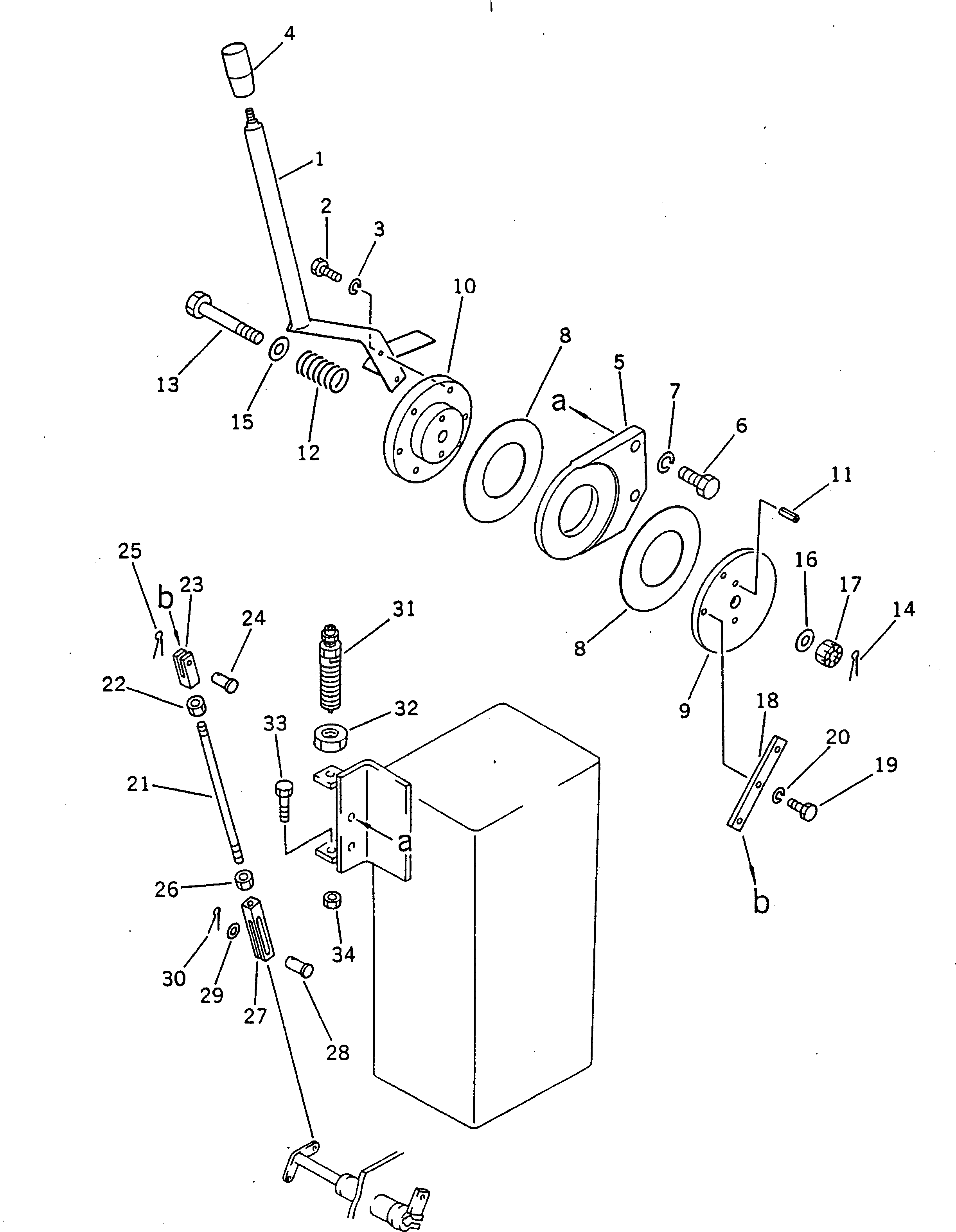 Рычаг 238-43-12440 Komatsu