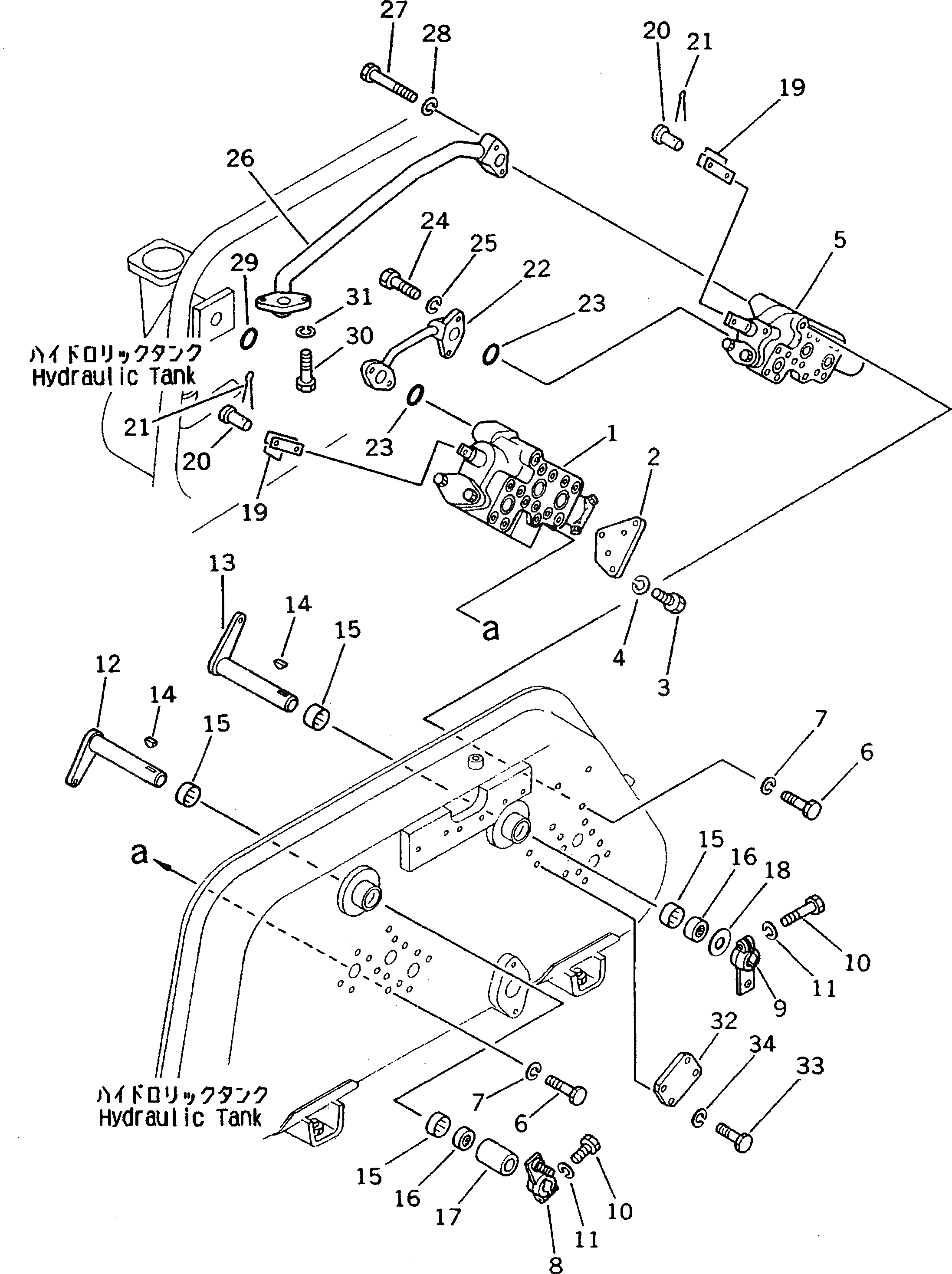 Рычаг 130-78-63210 Komatsu