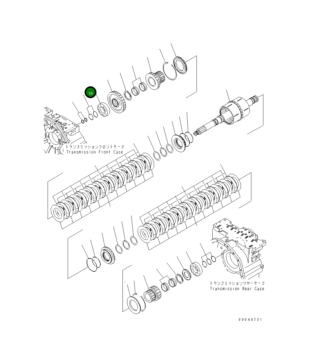 Подшипник 56D-15-29330 Komatsu
