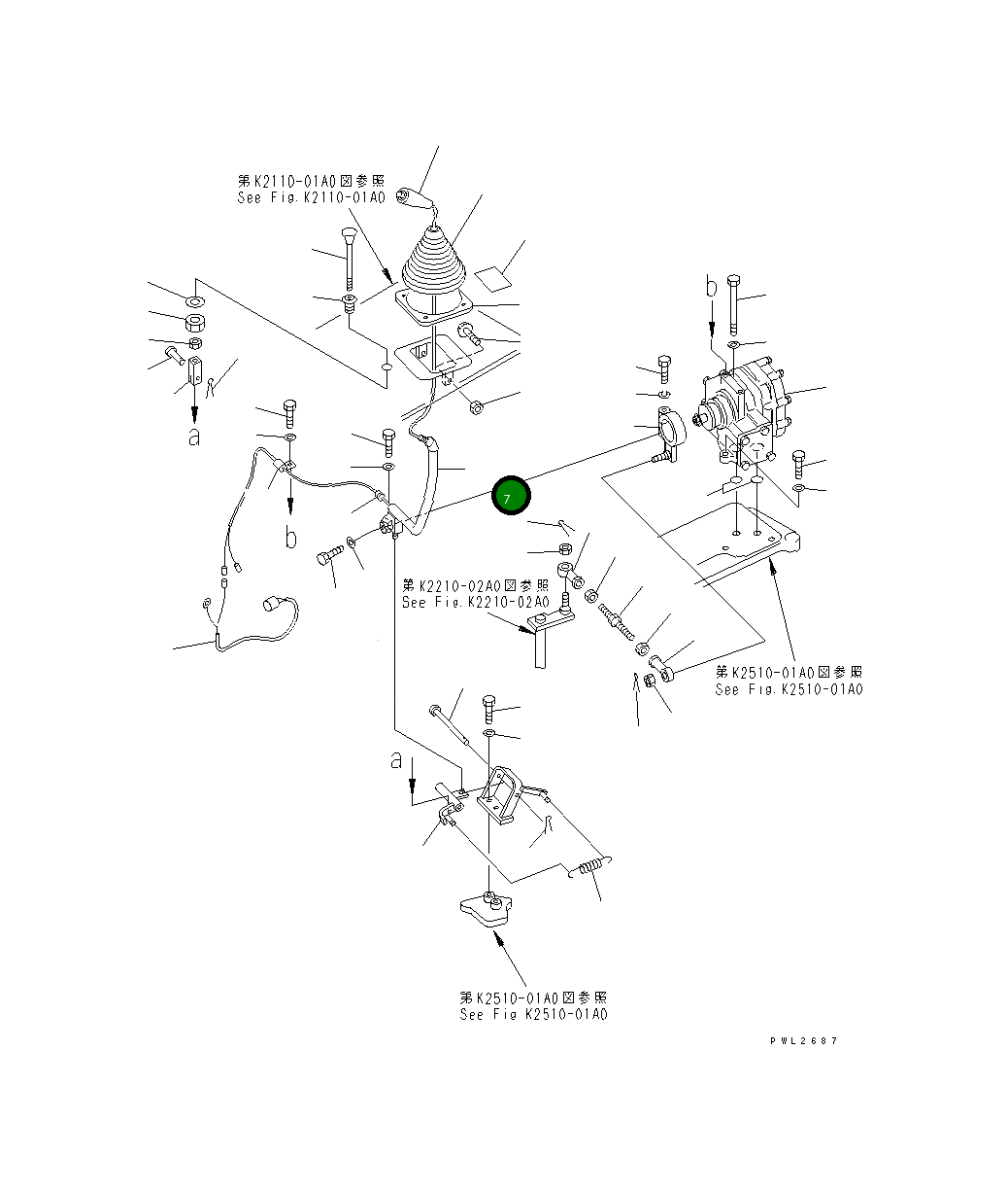 Рычаг 175-78-69460 Komatsu