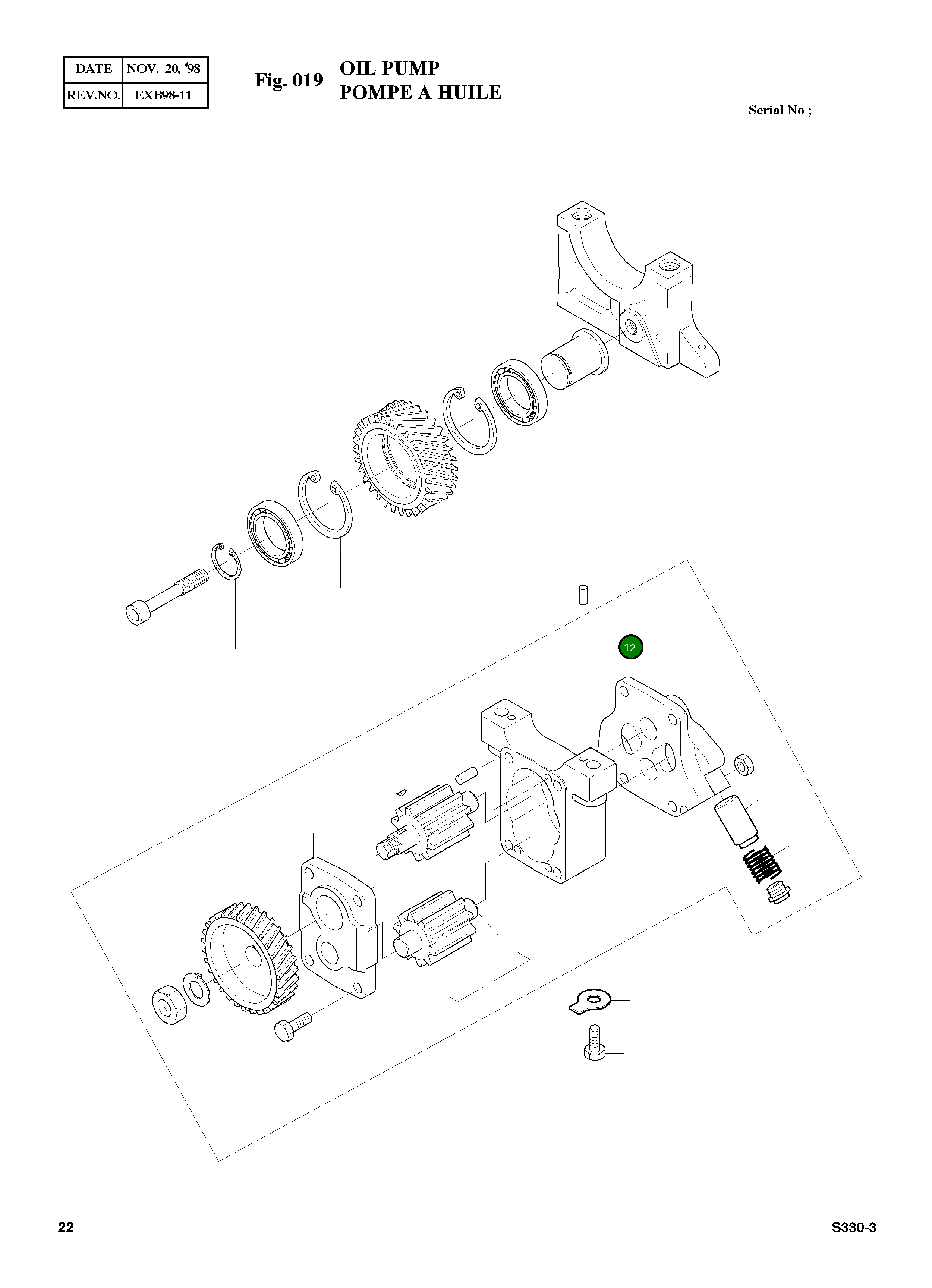 Крышка 65.05103-0012  Komatsu