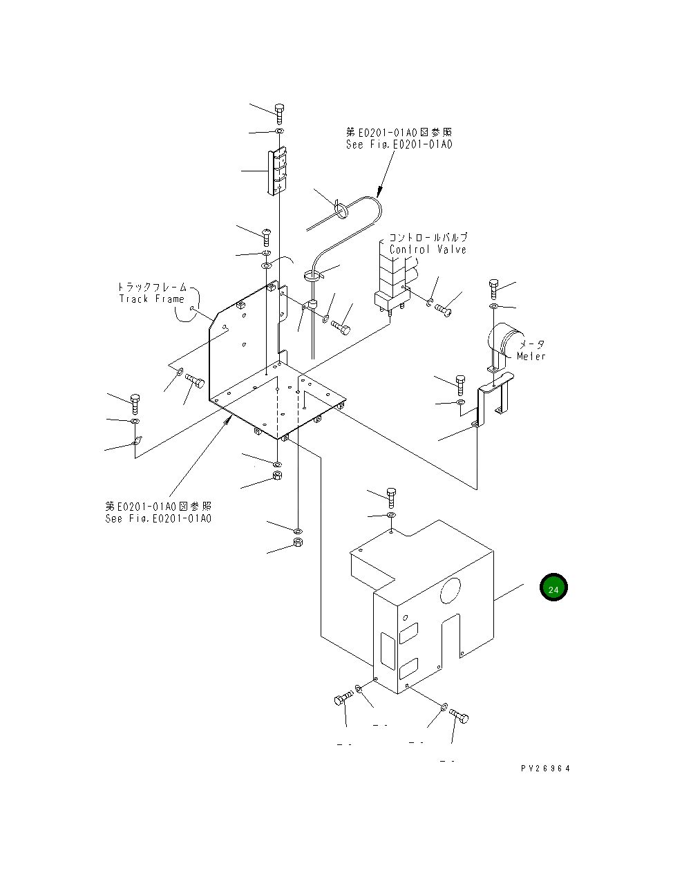 Крышка 8288-74-1221  Komatsu