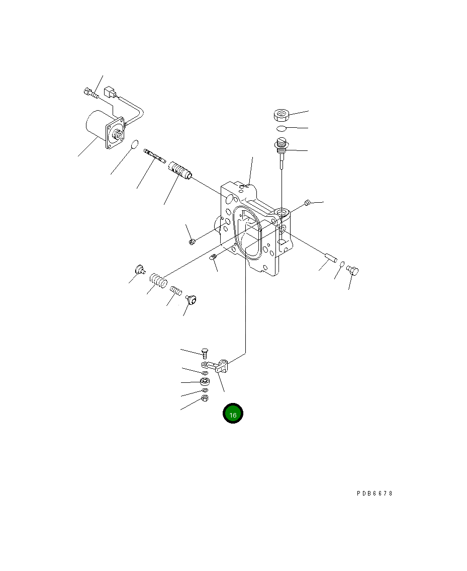Рычаг 708-2L-25373 Komatsu