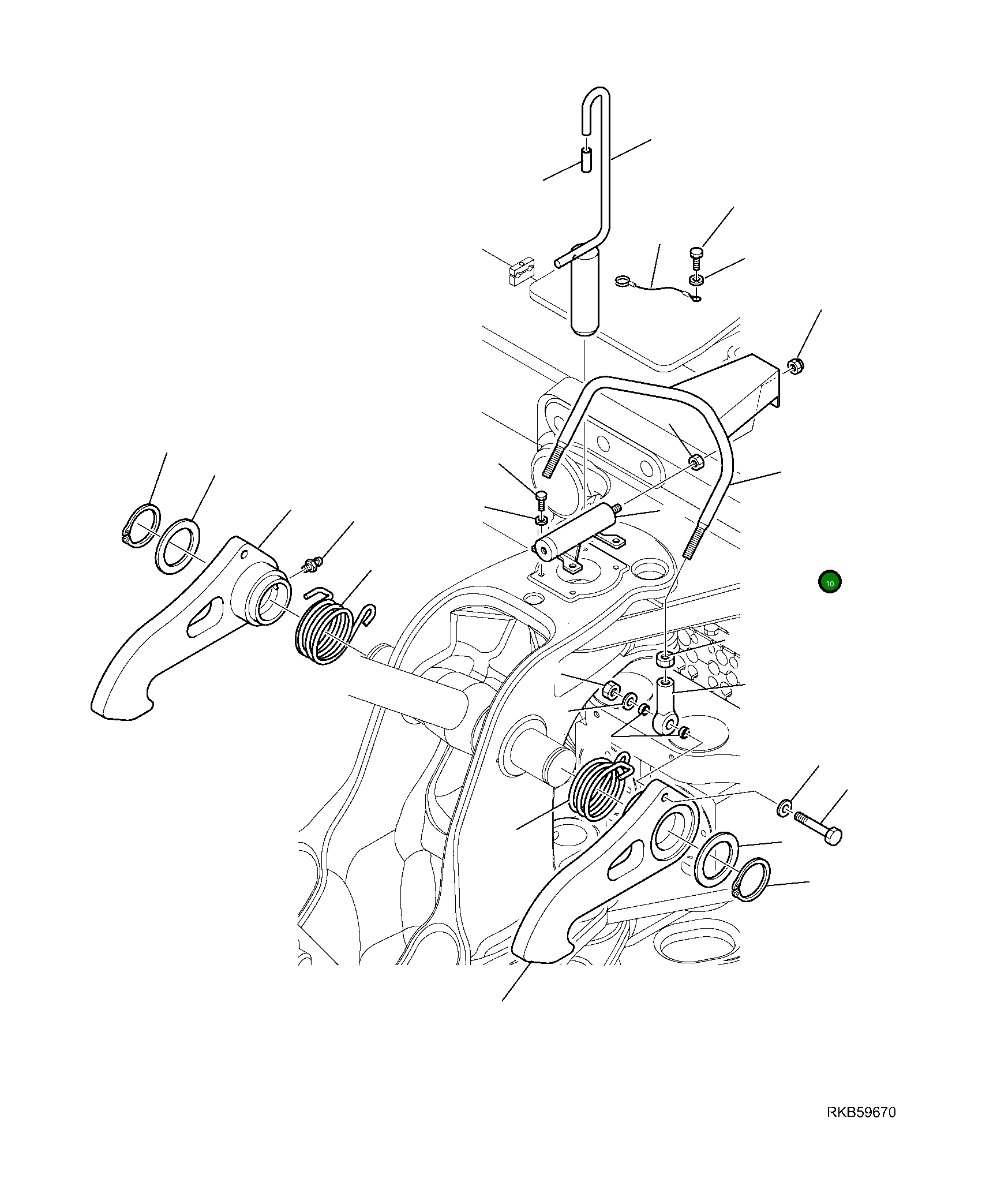 Рычаг 42N-856-1942 Komatsu