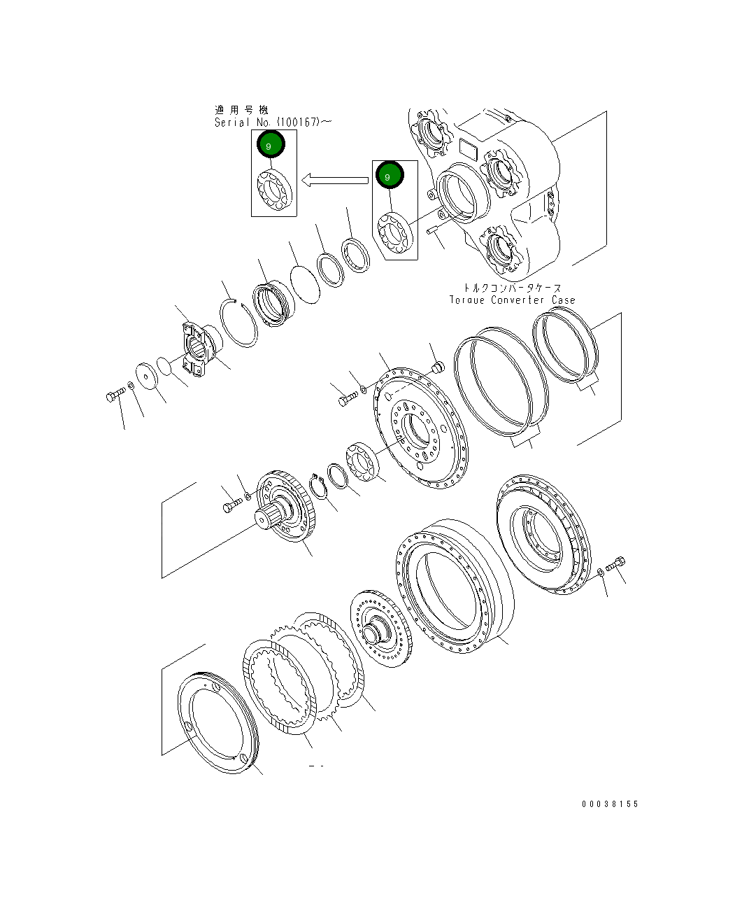 Подшипник 06031-00218 Komatsu
