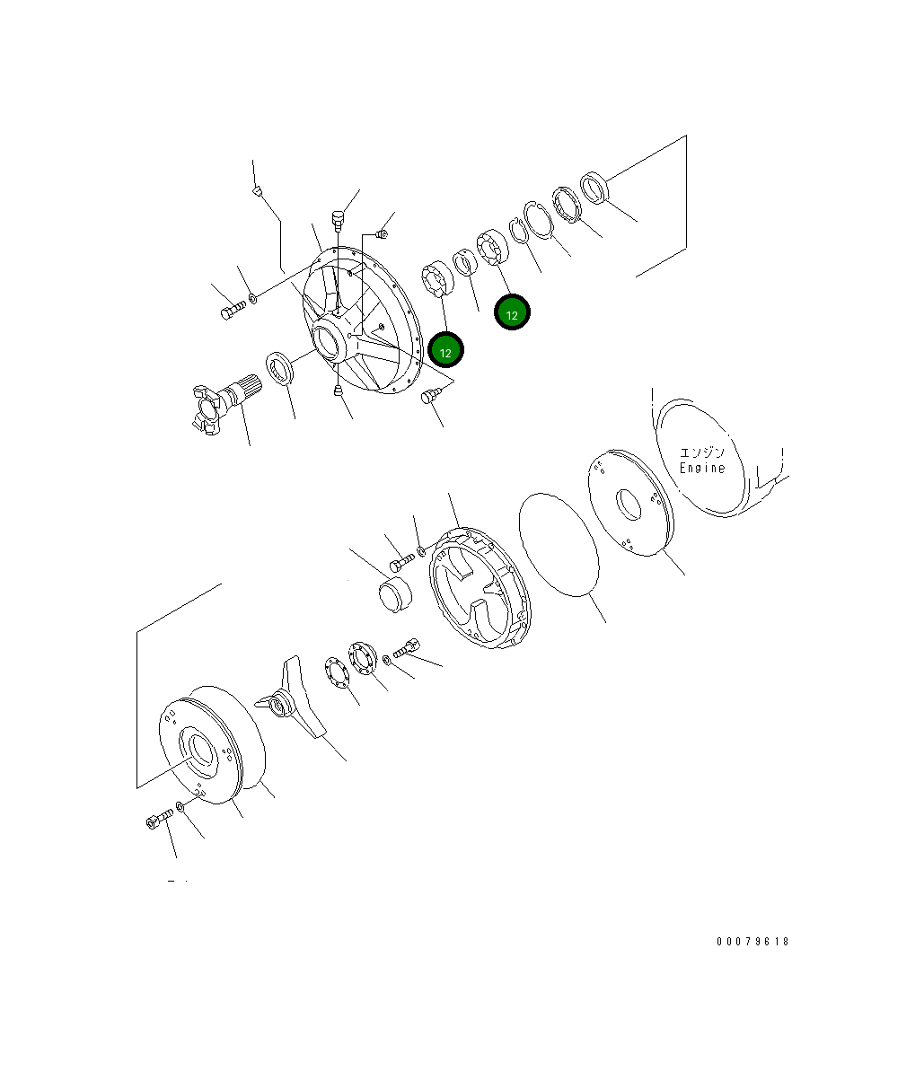 Подшипник 561-01-71640 Komatsu