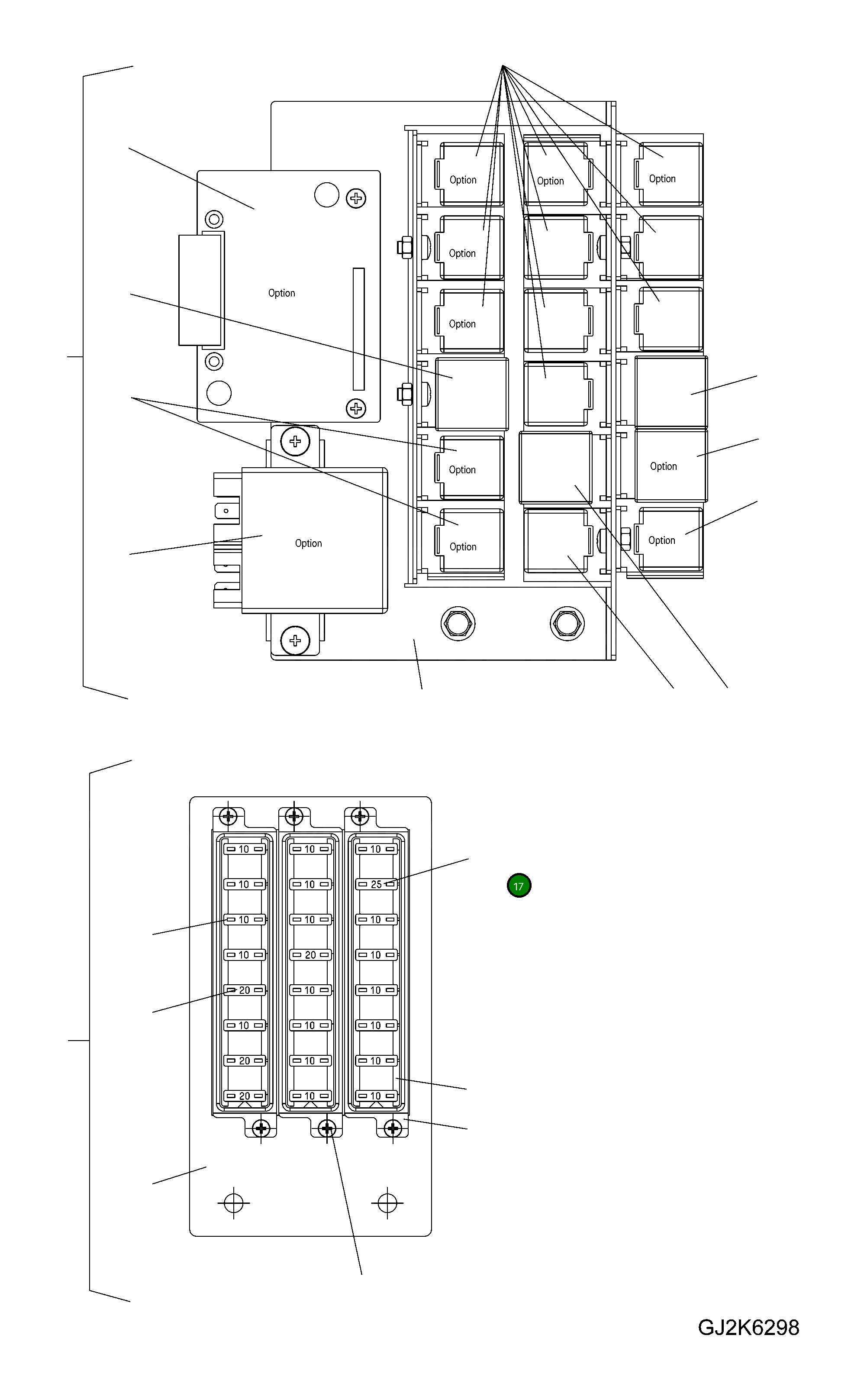 Предохранитель, 25A 42R-09-H2220 Komatsu