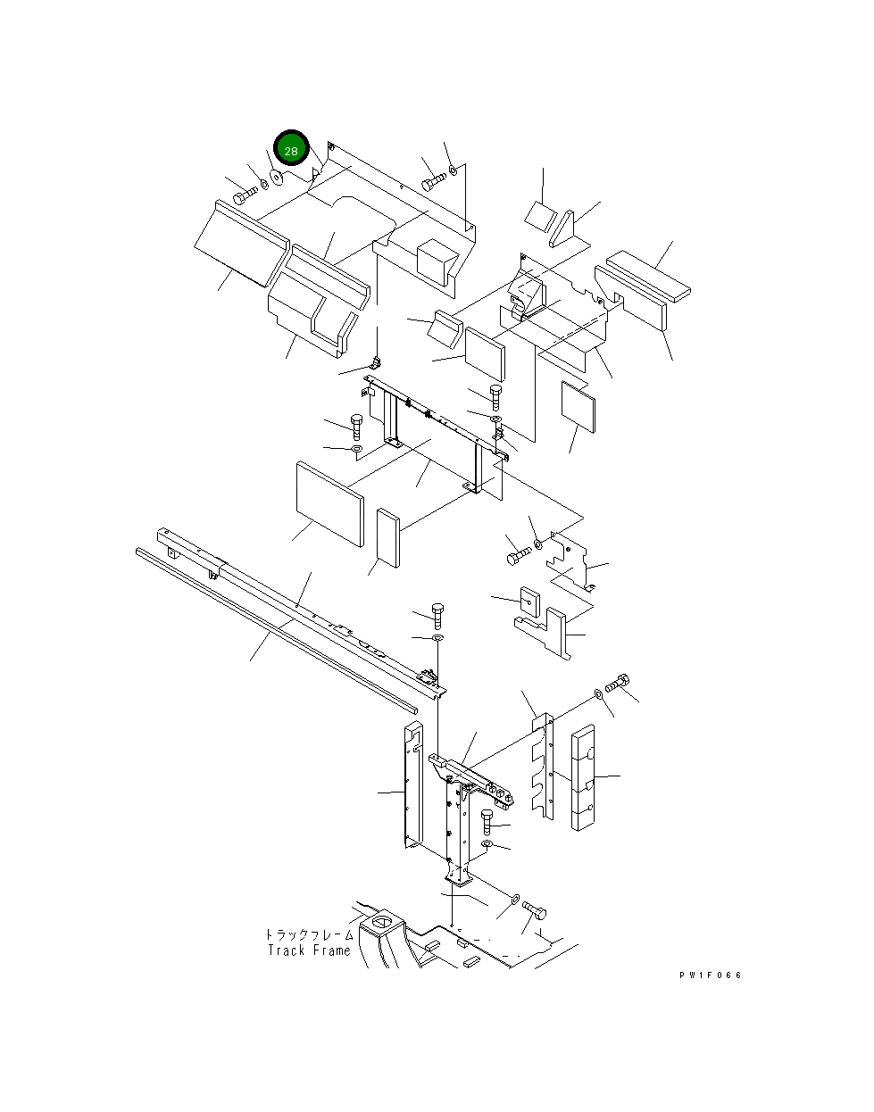 Крышка 8296-54-1860 Komatsu