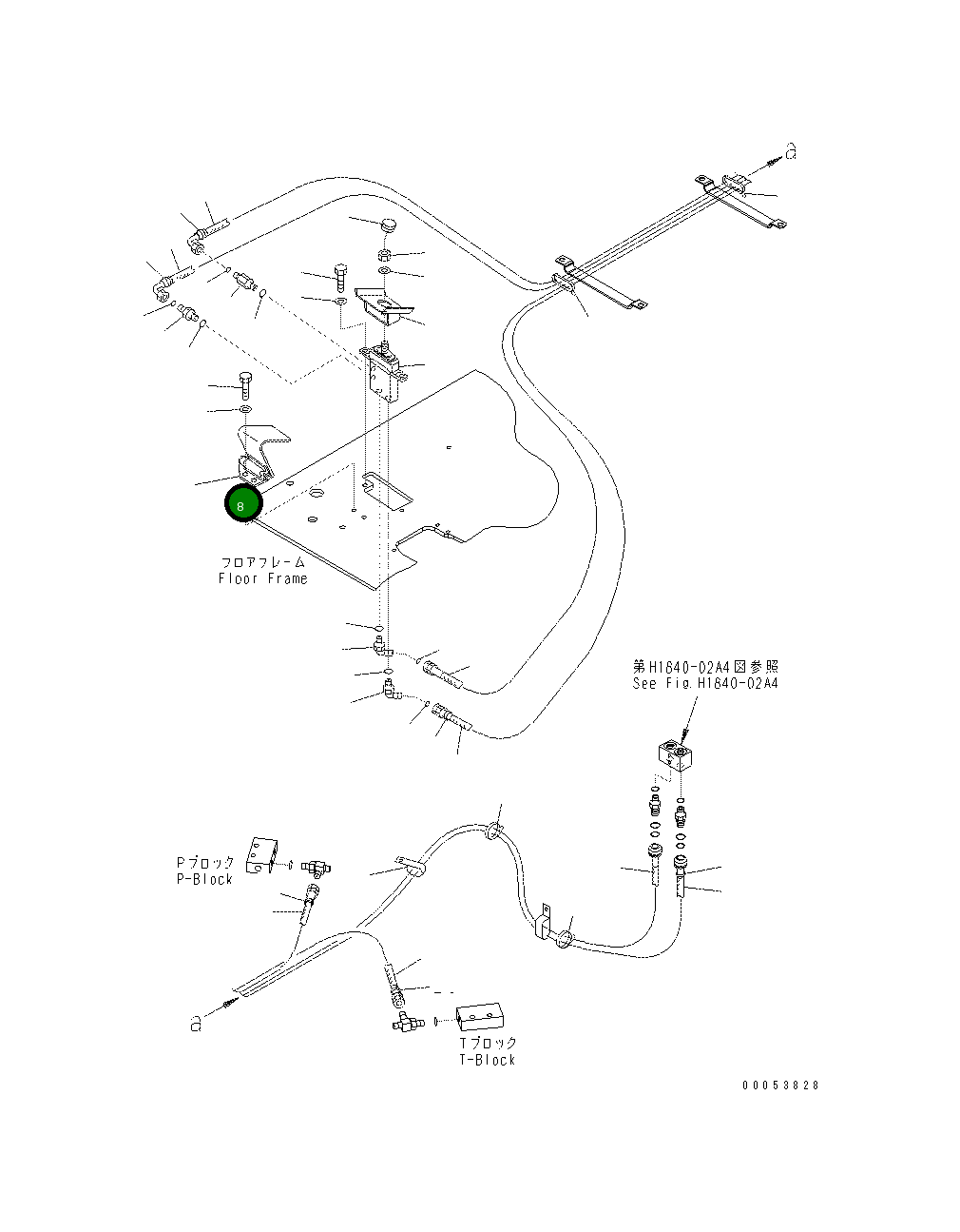 Крышка 22U-54-13611  Komatsu