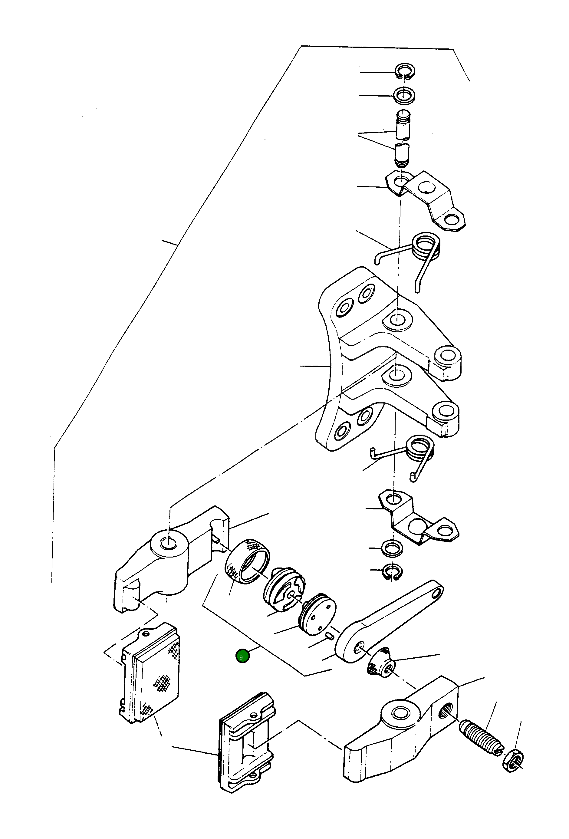 Рычаг 3235224M91 Komatsu