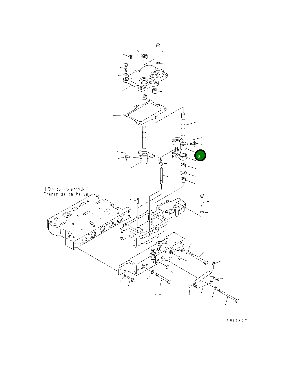 Рычаг 198-15-38620 Komatsu