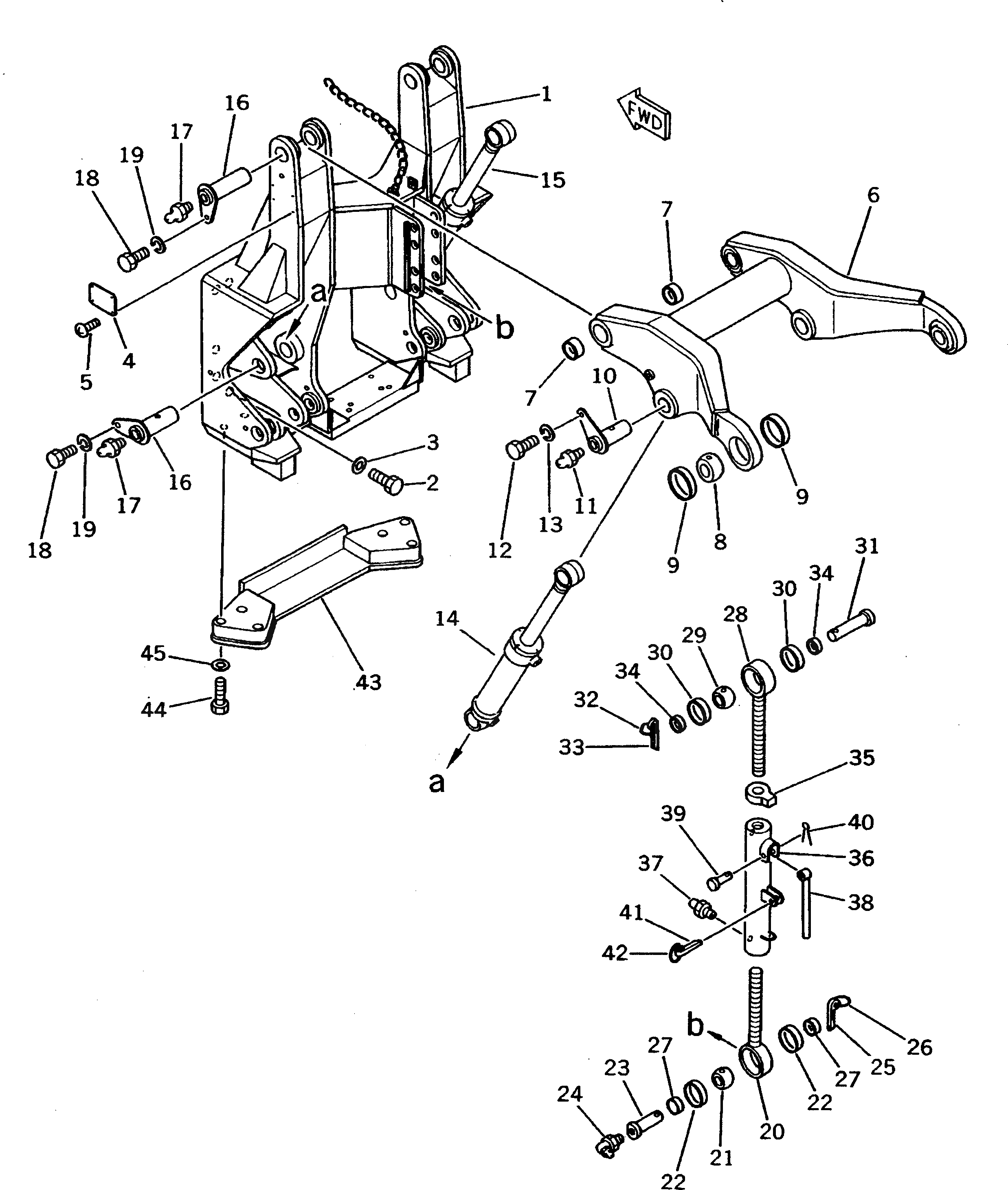 Рычаг 12F-954-2530 Komatsu
