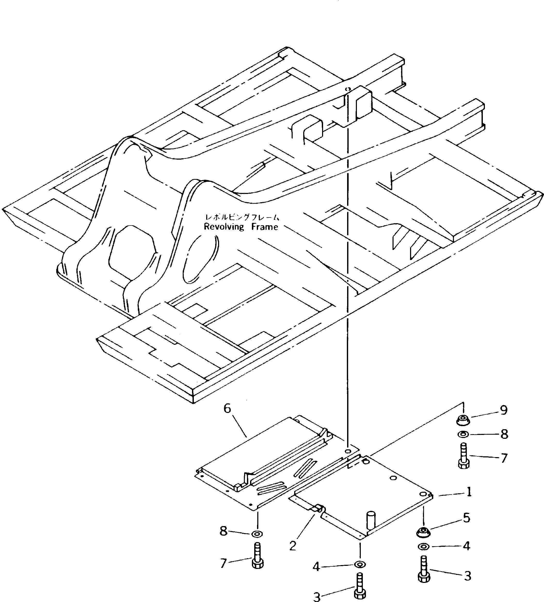 Крышка 20Y-54-K3710 Komatsu