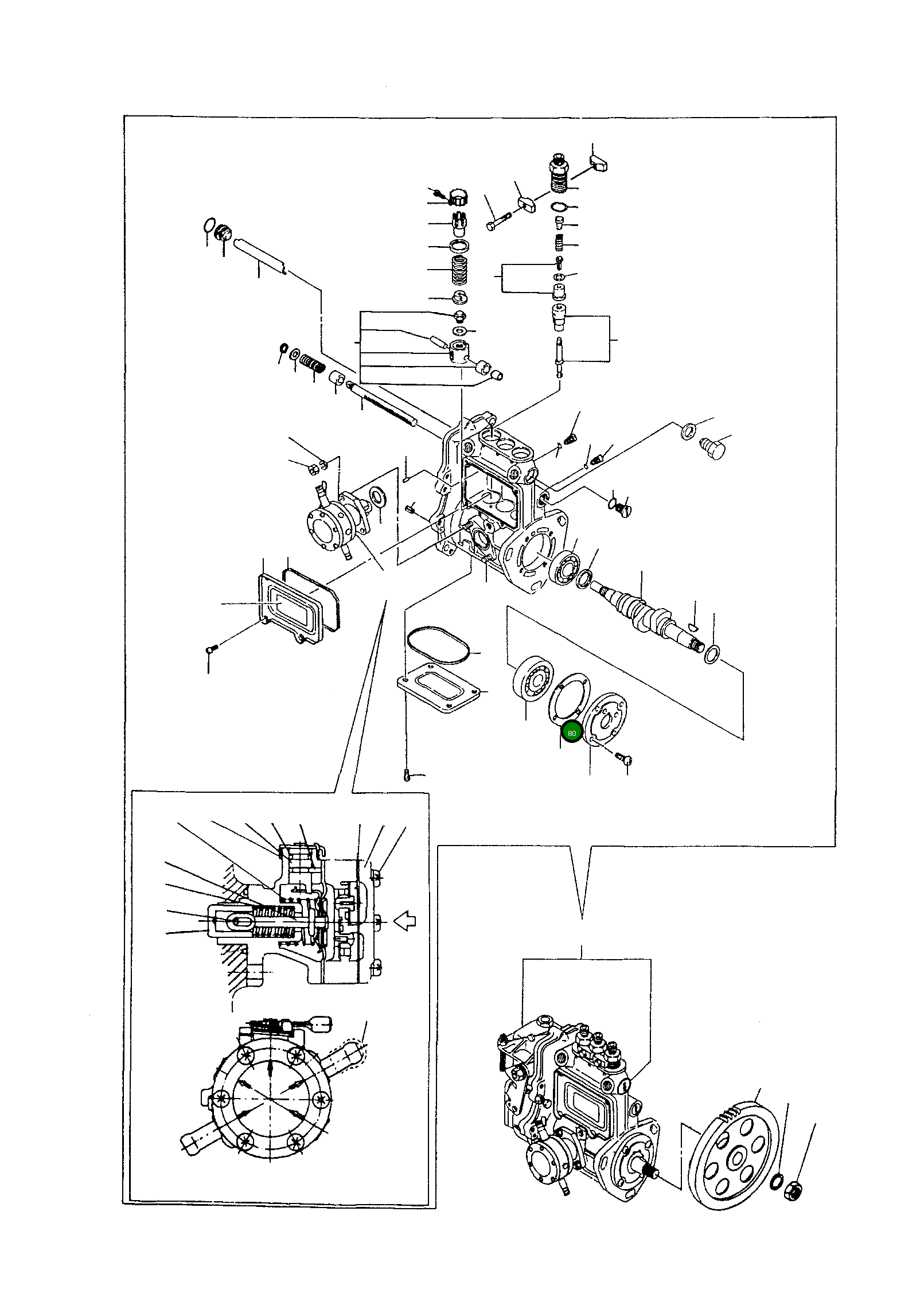 Подшипник YMR000381 Komatsu