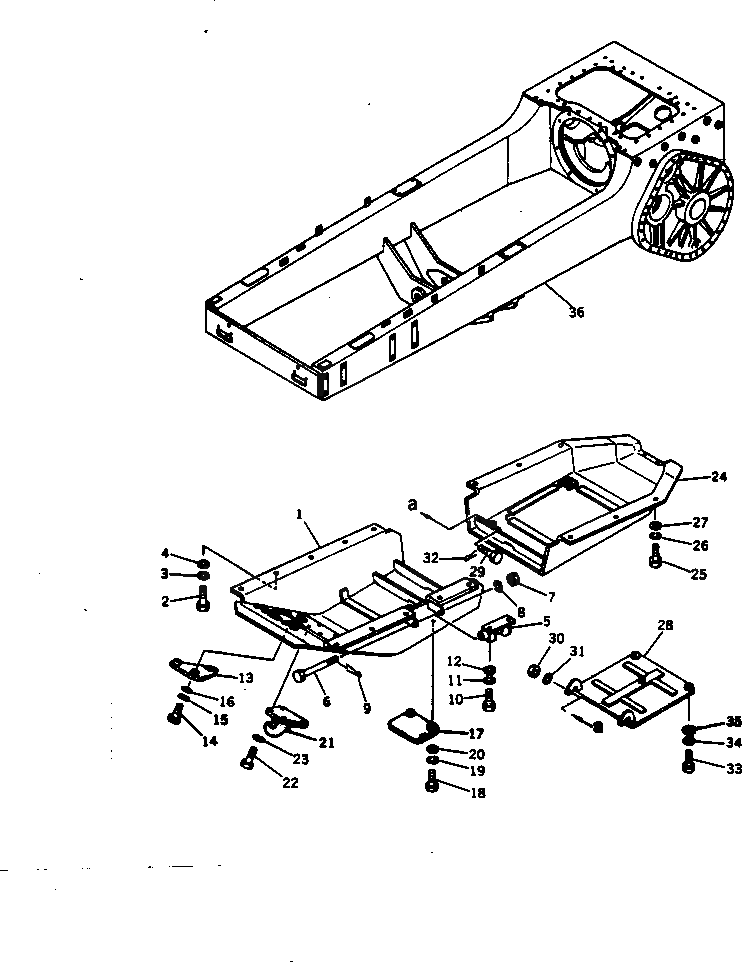 Крышка 144-854-5160  Komatsu