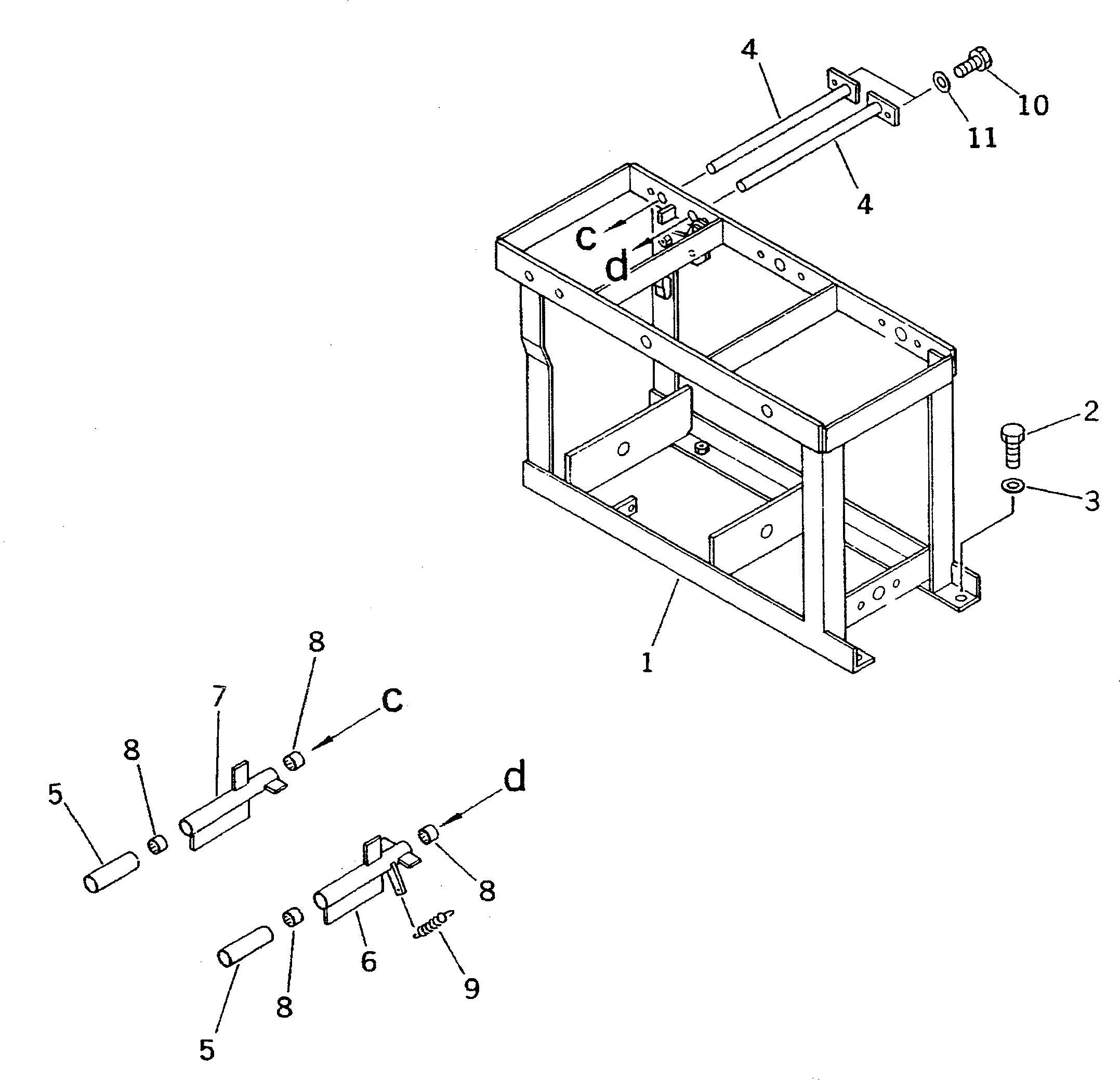 Рычаг 20D-43-41230 Komatsu