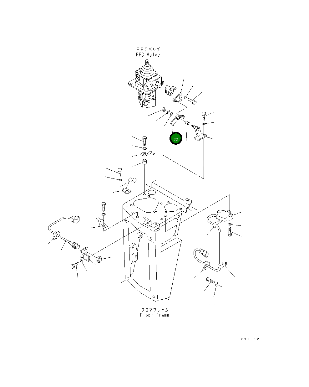Рычаг 11Y-06-11821 Komatsu