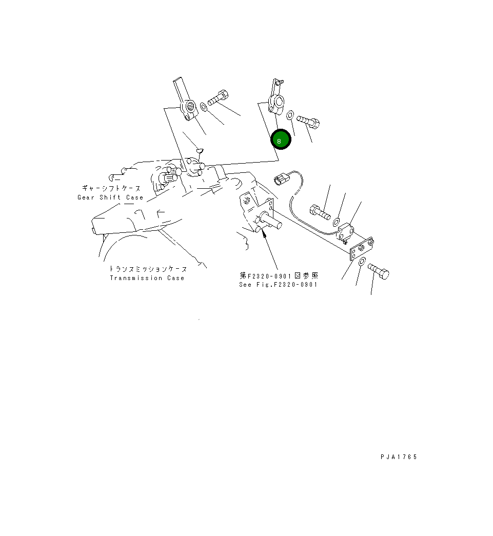 Рычаг 14Y-43-15210 Komatsu