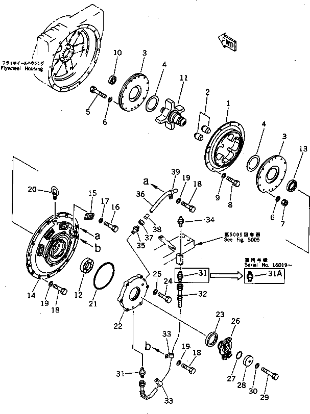 Крышка 195-12-31110 Komatsu