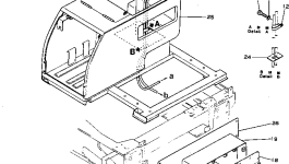Кронштейн 124-960-5860 Komatsu