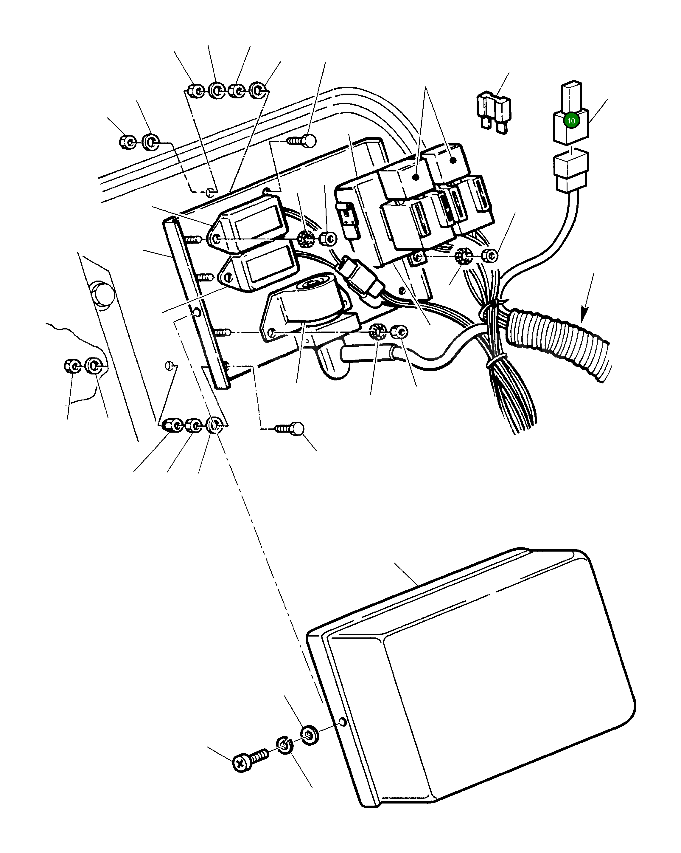 Предохранитель 70A 885091025 Komatsu