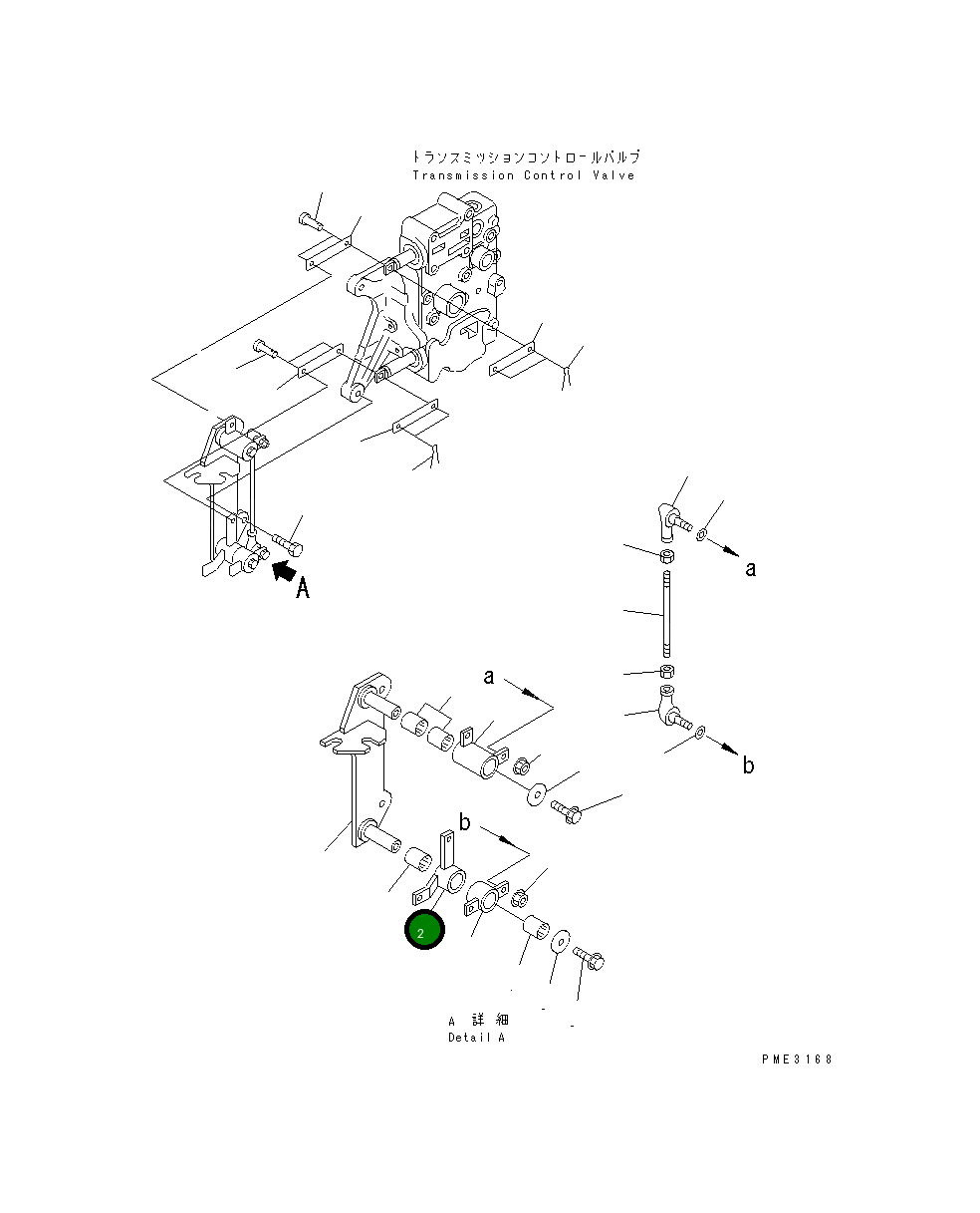 Рычаг 416-43-26160 Komatsu