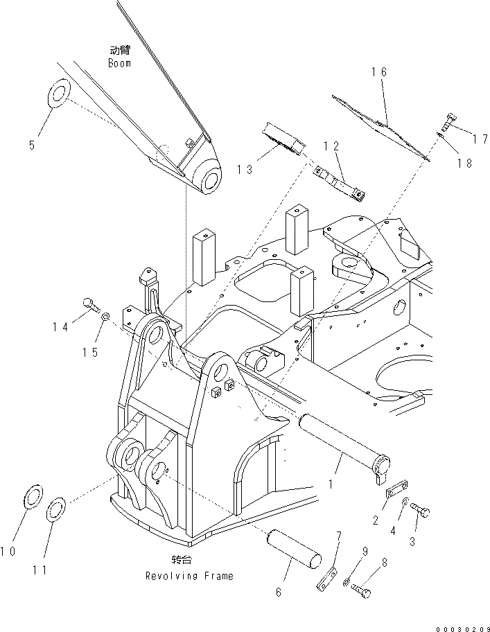 Крышка 22H-70-12140 Komatsu