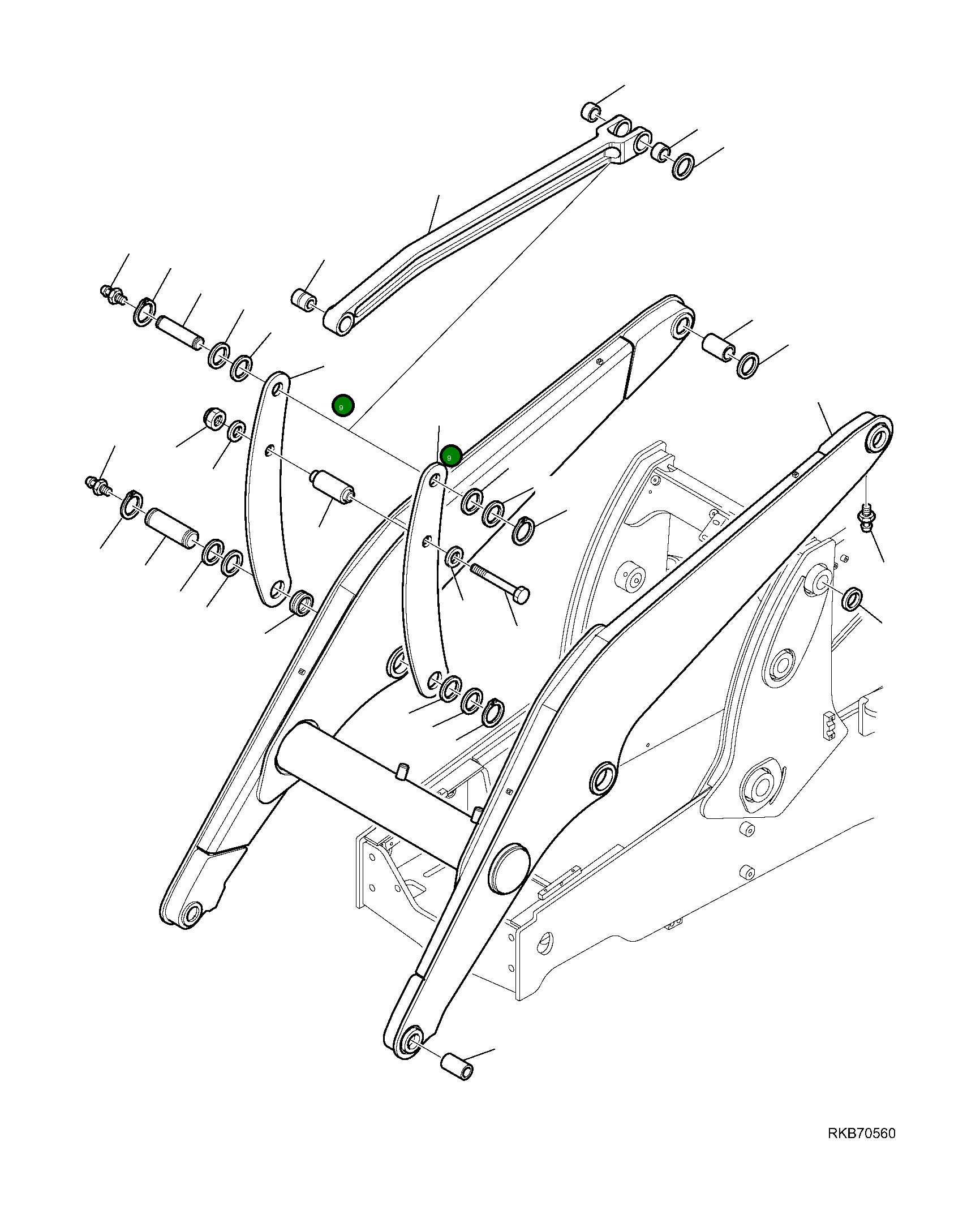 Рычаг 42N-70-11310 Komatsu