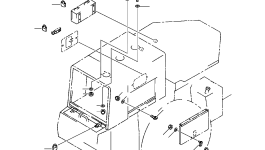 Крышка 417-54-11410  Komatsu