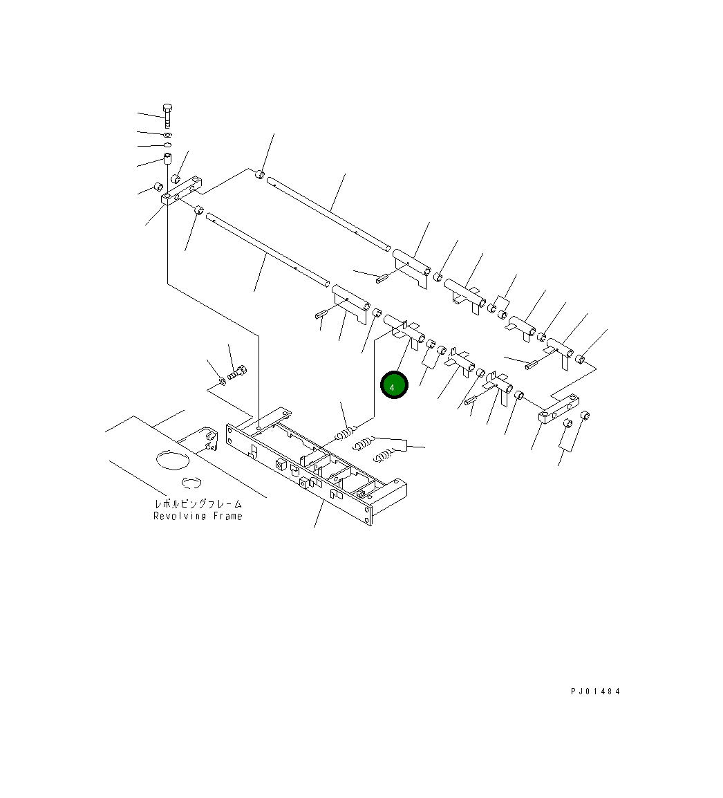 Рычаг 20X-43-21441 Komatsu