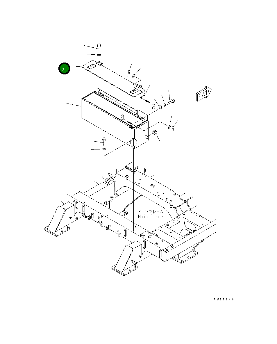 Крышка 8295-54-2822  Komatsu