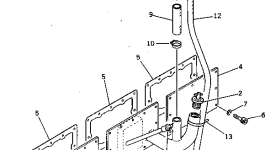Крышка 6725-21-5160  Komatsu