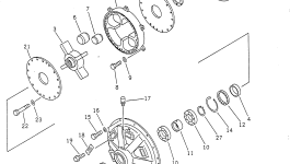 Крышка 428-12-11122  Komatsu