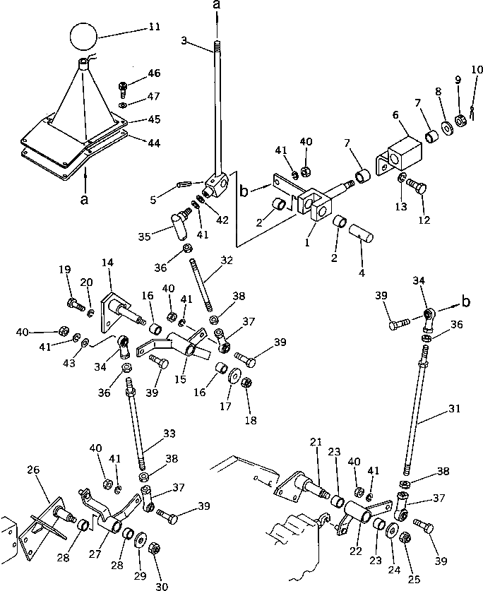 Рычаг 362-43-24170 Komatsu